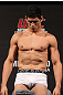 BELO HORIZONTE, BRAZIL - JUNE 22:   Cezar "Mutante" Ferreira makes weight during the UFC 147 weigh in at Estadio Jornalista Felipe Drummond on June 22, 2012 in Belo Horizonte, Brazil.  (Photo by Josh Hedges/Zuffa LLC/Zuffa LLC via Getty Images)
