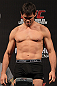 BELO HORIZONTE, BRAZIL - JUNE 22:   Rich Franklin makes weight during the UFC 147 weigh in at Estadio Jornalista Felipe Drummond on June 22, 2012 in Belo Horizonte, Brazil.  (Photo by Josh Hedges/Zuffa LLC/Zuffa LLC via Getty Images)