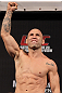 BELO HORIZONTE, BRAZIL - JUNE 22:   Wanderlei Silva makes weight during the UFC 147 weigh in at Estadio Jornalista Felipe Drummond on June 22, 2012 in Belo Horizonte, Brazil.  (Photo by Josh Hedges/Zuffa LLC/Zuffa LLC via Getty Images)