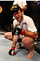 ATLANTIC CITY, NJ - JUNE 22:  Dan Miller gives a thumbs-up in celebration of his submission by guillotine choke to win over Ricardo Funch (not pictured) in a welterweight bout during UFC on FX 4 at Revel Casino on June 22, 2012 in Atlantic City, New Jersey.  (Photo by Nick Laham/Zuffa LLC/Zuffa LLC)