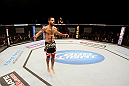 ATLANTIC CITY, NJ - JUNE 22:  Matt Brown celebrates his win by TKO (knees and punches) over Luis Ramos (not pictured) in a welterweight bout during UFC on FX 4 at Revel Casino on June 22, 2012 in Atlantic City, New Jersey.  (Photo by Nick Laham/Zuffa LLC/Zuffa LLC)