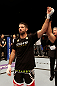 ATLANTIC CITY, NJ - JUNE 22:  Matt Brown celebrates his win by TKO (knees and punches) over Luis Ramos (not pictured) in a welterweight bout during UFC on FX 4 at Revel Casino on June 22, 2012 in Atlantic City, New Jersey.  (Photo by Nick Laham/Zuffa LLC/Zuffa LLC)