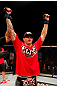 ATLANTIC CITY, NJ - JUNE 22:  Chris Camozzi celebrates his win by TKO (doctor stoppage) over Nick Catone (not pictured) in a middleweight bout during UFC on FX 4 at Revel Casino on June 22, 2012 in Atlantic City, New Jersey.  (Photo by Nick Laham/Zuffa LLC/Zuffa LLC)