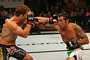 ATLANTIC CITY, NJ - JUNE 22: (L-R) Gray Maynard and Clay Guida exchange punches in the main event lightweight bout during UFC on FX 4 at Revel Casino on June 22, 2012 in Atlantic City, New Jersey.  (Photo by Nick Laham/Zuffa LLC/Zuffa LLC)