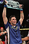 BELO HORIZONTE, BRAZIL - JUNE 23:   Rony "Jason" Mariano Bezerra reacts after defeating Godofredo Pepey during their UFC 147 featherweight bout at Estadio Jornalista Felipe Drummond on June 23, 2012 in Belo Horizonte, Brazil.  (Photo by Josh Hedges/Zuffa LLC/Zuffa LLC via Getty Images)