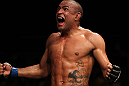 BELO HORIZONTE, BRAZIL - JUNE 23:   Sergio "Serginho" Moraes reacts to the crowd after his three-round battle against Cezar "Mutante" Ferreira at Estadio Jornalista Felipe Drummond on June 23, 2012 in Belo Horizonte, Brazil.  (Photo by Josh Hedges/Zuffa LLC/Zuffa LLC via Getty Images)
