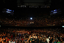 BELO HORIZONTE, BRAZIL - JUNE 23:   A general view of the fans in attendance during the UFC 147 event at Estadio Jornalista Felipe Drummond on June 23, 2012 in Belo Horizonte, Brazil.  (Photo by Josh Hedges/Zuffa LLC/Zuffa LLC via Getty Images)