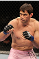 BELO HORIZONTE, BRAZIL - JUNE 23:   Rich Franklin stands in the Octagon during his UFC 147 catchweight bout against Wanderlei Silva at Estadio Jornalista Felipe Drummond on June 23, 2012 in Belo Horizonte, Brazil.  (Photo by Josh Hedges/Zuffa LLC/Zuffa LLC via Getty Images)