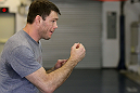 LAS VEGAS, NV - JUNE 26:   Forrest Griffin holds an open workout session for media ahead of his UFC 148 fight against Tito Ortiz at the Robert Drysdale Jiu Jitsu Gym on June 26, 2012 in Las Vegas, Nevada.  (Photo by Josh Hedges/Zuffa LLC/Zuffa LLC via Getty Images)