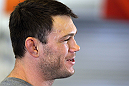 LAS VEGAS, NV - JUNE 26:   Forrest Griffin holds an open workout session for media ahead of his UFC 148 fight against Tito Ortiz at the Robert Drysdale Jiu Jitsu Gym on June 26, 2012 in Las Vegas, Nevada.  (Photo by Josh Hedges/Zuffa LLC/Zuffa LLC via Getty Images)