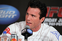 LAS VEGAS, NV - JULY 3:   Chael Sonnen attends the UFC 148 press conference at Lagasse's Stadium inside The Palazzo on July 3, 2012 in Las Vegas, Nevada.  (Photo by Josh Hedges/Zuffa LLC/Zuffa LLC via Getty Images)