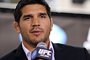 LAS VEGAS, NV - JULY 5:   Patrick Cote attends a pre-fight news conference before the UFC 148 Open Workouts inside XS nightclub at the Encore on July 5, 2012 in Las Vegas, Nevada.  (Photo by Josh Hedges/Zuffa LLC/Zuffa LLC via Getty Images)