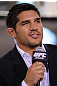LAS VEGAS, NV - JULY 5:   Patrick Cote attends a pre-fight news conference before the UFC 148 Open Workouts inside XS nightclub at the Encore on July 5, 2012 in Las Vegas, Nevada.  (Photo by Josh Hedges/Zuffa LLC/Zuffa LLC via Getty Images)