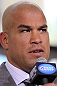 LAS VEGAS, NV - JULY 5:   Tito Ortiz attends a pre-fight news conference before the UFC 148 Open Workouts inside XS nightclub at the Encore on July 5, 2012 in Las Vegas, Nevada.  (Photo by Josh Hedges/Zuffa LLC/Zuffa LLC via Getty Images)