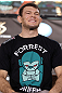 LAS VEGAS, NV - JULY 5:   Forrest Griffin attends a pre-fight news conference before the UFC 148 Open Workouts inside XS nightclub at the Encore on July 5, 2012 in Las Vegas, Nevada.  (Photo by Josh Hedges/Zuffa LLC/Zuffa LLC via Getty Images)