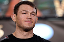 LAS VEGAS, NV - JULY 5:   Forrest Griffin attends a pre-fight news conference before the UFC 148 Open Workouts inside XS nightclub at the Encore on July 5, 2012 in Las Vegas, Nevada.  (Photo by Josh Hedges/Zuffa LLC/Zuffa LLC via Getty Images)