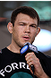 LAS VEGAS, NV - JULY 5:   Forrest Griffin attends a pre-fight news conference before the UFC 148 Open Workouts inside XS nightclub at the Encore on July 5, 2012 in Las Vegas, Nevada.  (Photo by Josh Hedges/Zuffa LLC/Zuffa LLC via Getty Images)