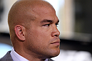 LAS VEGAS, NV - JULY 5:   Tito Ortiz attends a pre-fight news conference before the UFC 148 Open Workouts inside XS nightclub at the Encore on July 5, 2012 in Las Vegas, Nevada.  (Photo by Josh Hedges/Zuffa LLC/Zuffa LLC via Getty Images)