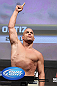 LAS VEGAS, NV - JULY 6:   Tito Ortiz makes weight during the UFC 148 Weigh In at the Mandalay Bay Events Center on July 6, 2012 in Las Vegas, Nevada.  (Photo by Josh Hedges/Zuffa LLC/Zuffa LLC via Getty Images)