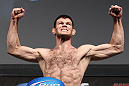 LAS VEGAS, NV - JULY 6:   Forrest Griffin makes weight during the UFC 148 Weigh In at the Mandalay Bay Events Center on July 6, 2012 in Las Vegas, Nevada.  (Photo by Josh Hedges/Zuffa LLC/Zuffa LLC via Getty Images)