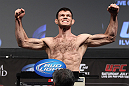 LAS VEGAS, NV - JULY 6:   Forrest Griffin makes weight during the UFC 148 Weigh In at the Mandalay Bay Events Center on July 6, 2012 in Las Vegas, Nevada.  (Photo by Josh Hedges/Zuffa LLC/Zuffa LLC via Getty Images)