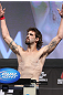 LAS VEGAS, NV - JULY 6:   Cody McKenzie makes weight during the UFC 148 Weigh In at the Mandalay Bay Events Center on July 6, 2012 in Las Vegas, Nevada.  (Photo by Josh Hedges/Zuffa LLC/Zuffa LLC via Getty Images)