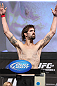 LAS VEGAS, NV - JULY 6:   Cody McKenzie makes weight during the UFC 148 Weigh In at the Mandalay Bay Events Center on July 6, 2012 in Las Vegas, Nevada.  (Photo by Josh Hedges/Zuffa LLC/Zuffa LLC via Getty Images)
