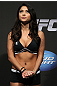SAN JOSE, CA - JULY 10:   UFC Octagon Girl Arianny Celeste stands on stand during the UFC on Fuel TV weigh in at HP Pavilion on July 10, 2012 in San Jose, California.  (Photo by Josh Hedges/Zuffa LLC/Zuffa LLC via Getty Images)