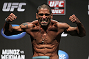 SAN JOSE, CA - JULY 10:   Marcelo Guimaraes makes weight during the UFC on Fuel TV weigh in at HP Pavilion on July 10, 2012 in San Jose, California.  (Photo by Josh Hedges/Zuffa LLC/Zuffa LLC via Getty Images)