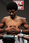 SAN JOSE, CA - JULY 10:   Alex Caceres makes weight during the UFC on Fuel TV weigh in at HP Pavilion on July 10, 2012 in San Jose, California.  (Photo by Josh Hedges/Zuffa LLC/Zuffa LLC via Getty Images)