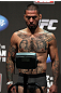 SAN JOSE, CA - JULY 10:   Damacio Page makes weight during the UFC on Fuel TV weigh in at HP Pavilion on July 10, 2012 in San Jose, California.  (Photo by Josh Hedges/Zuffa LLC/Zuffa LLC via Getty Images)
