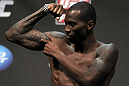 SAN JOSE, CA - JULY 10:   Anthony Njokuani makes weight during the UFC on Fuel TV weigh in at HP Pavilion on July 10, 2012 in San Jose, California.  (Photo by Josh Hedges/Zuffa LLC/Zuffa LLC via Getty Images)