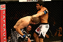 SAN JOSE, CA - JULY 11:   (R-L) Rafael Natal punches Andrew Craig during their middleweight bout at HP Pavilion on July 11, 2012 in San Jose, California.  (Photo by Ezra Shaw/Zuffa LLC/Zuffa LLC via Getty Images)  *** Local Caption *** Rafael Natal; Andrew Craig