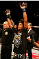 SAN JOSE, CA - JULY 11:   Alex Caceres reacts to his victory over Damacio Page after their bantamweight bout at HP Pavilion on July 11, 2012 in San Jose, California.  (Photo by Ezra Shaw/Zuffa LLC/Zuffa LLC via Getty Images)  *** Local Caption *** Alex Caceres