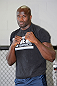 CALGARY, CANADA - JULY 18: Cheick Kongo works out for the fans and media during the UFC 149 Open Workouts inside Champion's Creed Gym on July 18, 2012 in Calgary, Alberta, Canada  (Photo by Jeff Bottari/Zuffa LLC/Zuffa LLC via Getty Images)