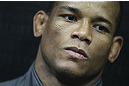 CALGARY, CANADA - JULY 18: Hector Lombard speaks to the media during the UFC 149 Open Workouts inside Champion's Creed Gym on July 18, 2012 in Calgary, Alberta, Canada.  (Photo by Jeff Bottari/Zuffa LLC/Zuffa LLC via Getty Images)