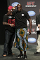 CALGARY, CANADA - JULY 20:  Cheick Kongo salutes the crowd prior to weighing in at the UFC 149 weigh-in at the Scotiabank Saddledome on July 20, 2012 in Calgary, Alberta, Canada.  (Photo by Jeff Bottari/Zuffa LLC/Zuffa LLC via Getty Images)