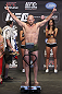 CALGARY, CANADA - JULY 20:  Tim Boetsch makes weight at the UFC 149 weigh-in at the Scotiabank Saddledome on July 20, 2012 in Calgary, Alberta, Canada.  (Photo by Jeff Bottari/Zuffa LLC/Zuffa LLC via Getty Images)