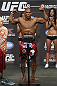 CALGARY, CANADA - JULY 20:  Hector Lombard makes weight at the UFC 149 weigh-in at the Scotiabank Saddledome on July 20, 2012 in Calgary, Alberta, Canada.  (Photo by Jeff Bottari/Zuffa LLC/Zuffa LLC via Getty Images)