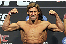 CALGARY, CANADA - JULY 20:  Urijah Faber makes weight at the UFC 149 weigh-in at the Scotiabank Saddledome on July 20, 2012 in Calgary, Alberta, Canada.  (Photo by Jeff Bottari/Zuffa LLC/Zuffa LLC via Getty Images)