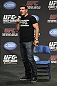 CALGARY, CANADA - JULY 20:  Michael Bisping conducts a Q&A session with the fans prior to the UFC 149 weigh-in at the Scotiabank Saddledome on July 20, 2012 in Calgary, Alberta, Canada.  (Photo by Jeff Bottari/Zuffa LLC/Zuffa LLC via Getty Images)