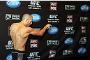 LOS ANGELES - AUGUST 01:  Mike Swick works out for the media during the UFC on FOX open workouts at the J.W. Marriott on August 1, 2012 in Los Angeles, California. (Photo by Josh Hedges/Zuffa LLC/Zuffa LLC via Getty Images)