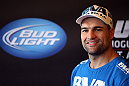 LOS ANGELES - AUGUST 01:  Mauricio "Shogun" Rua works out for the media during the UFC on FOX open workouts at the J.W. Marriott on August 1, 2012 in Los Angeles, California. (Photo by Josh Hedges/Zuffa LLC/Zuffa LLC via Getty Images)