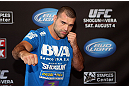 LOS ANGELES - AUGUST 01:  Mauricio "Shogun" Rua works out for the media during the UFC on FOX open workouts at the J.W. Marriott on August 1, 2012 in Los Angeles, California. (Photo by Josh Hedges/Zuffa LLC/Zuffa LLC via Getty Images)