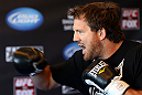 LOS ANGELES - AUGUST 01:  Ryan Bader works out for the media during the UFC on FOX open workouts at the J.W. Marriott on August 1, 2012 in Los Angeles, California. (Photo by Josh Hedges/Zuffa LLC/Zuffa LLC via Getty Images)