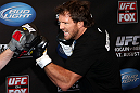 LOS ANGELES - AUGUST 01:  Ryan Bader works out for the media during the UFC on FOX open workouts at the J.W. Marriott on August 1, 2012 in Los Angeles, California. (Photo by Josh Hedges/Zuffa LLC/Zuffa LLC via Getty Images)