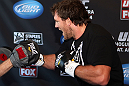 LOS ANGELES - AUGUST 01:  Ryan Bader works out for the media during the UFC on FOX open workouts at the J.W. Marriott on August 1, 2012 in Los Angeles, California. (Photo by Josh Hedges/Zuffa LLC/Zuffa LLC via Getty Images)