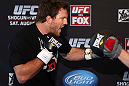 LOS ANGELES - AUGUST 01:  Ryan Bader works out for the media during the UFC on FOX open workouts at the J.W. Marriott on August 1, 2012 in Los Angeles, California. (Photo by Josh Hedges/Zuffa LLC/Zuffa LLC via Getty Images)