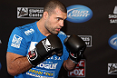 LOS ANGELES - AUGUST 01:  Mauricio "Shogun" Rua works out for the media during the UFC on FOX open workouts at the J.W. Marriott on August 1, 2012 in Los Angeles, California. (Photo by Josh Hedges/Zuffa LLC/Zuffa LLC via Getty Images)