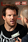 LOS ANGELES - AUGUST 01:  Ryan Bader answers questions from the media during the UFC on FOX open workouts at the J.W. Marriott on August 1, 2012 in Los Angeles, California. (Photo by Josh Hedges/Zuffa LLC/Zuffa LLC via Getty Images)